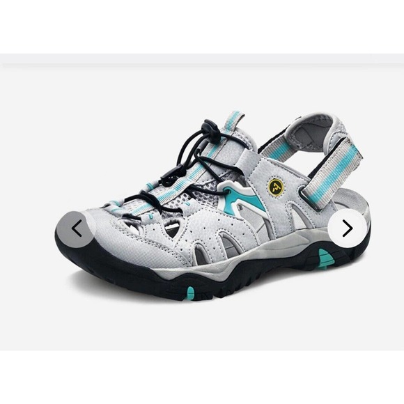 Atika Wms Phoenix Outdoor Hiking Closed Toe Sandals Light Weight Athletic Sz 7W - Picture 1 of 12